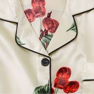 Cherry Print Women's Pajama Set of 3